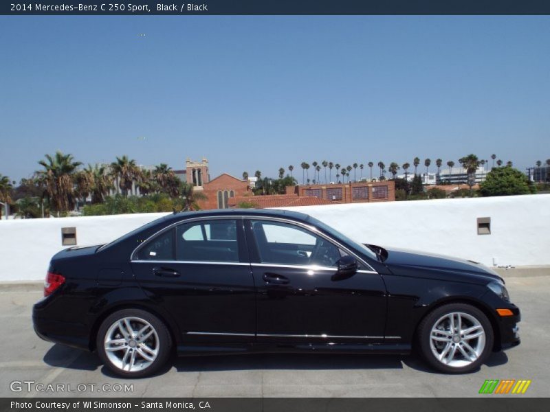 Black / Black 2014 Mercedes-Benz C 250 Sport