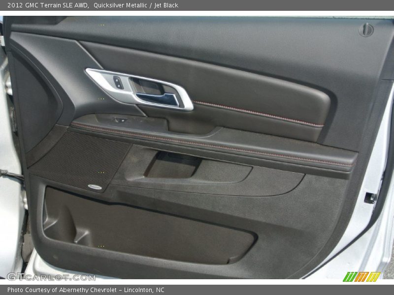 Quicksilver Metallic / Jet Black 2012 GMC Terrain SLE AWD