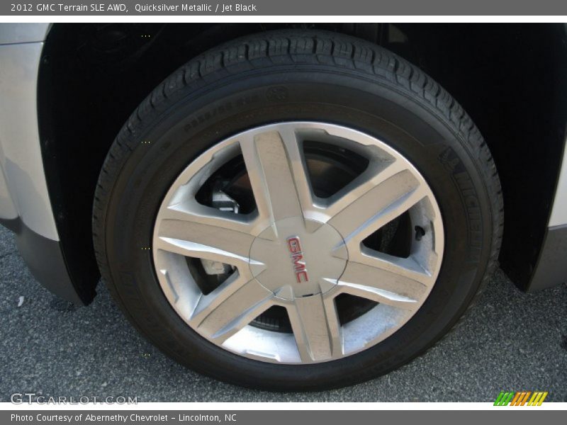 Quicksilver Metallic / Jet Black 2012 GMC Terrain SLE AWD