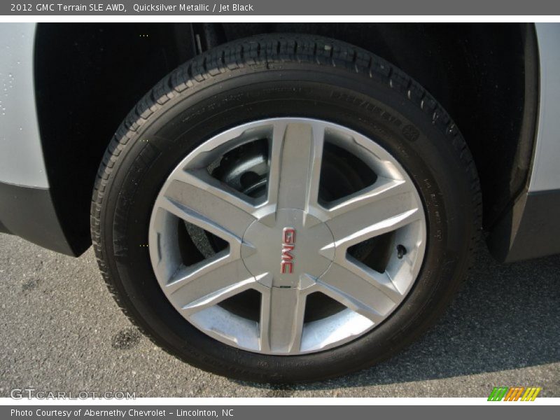 Quicksilver Metallic / Jet Black 2012 GMC Terrain SLE AWD