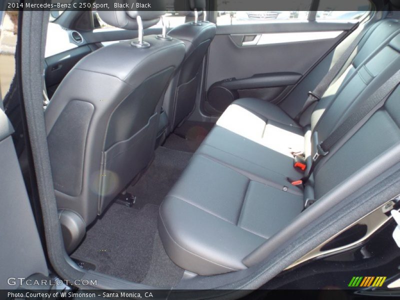 Black / Black 2014 Mercedes-Benz C 250 Sport