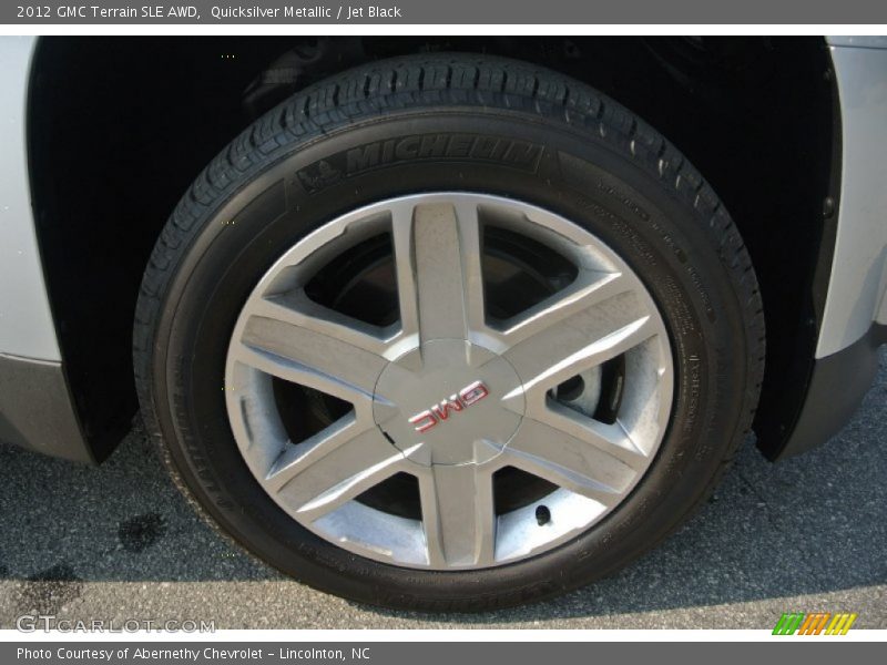 Quicksilver Metallic / Jet Black 2012 GMC Terrain SLE AWD
