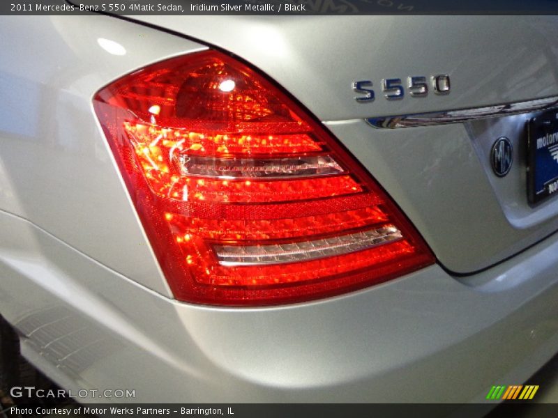 Iridium Silver Metallic / Black 2011 Mercedes-Benz S 550 4Matic Sedan