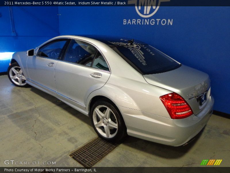 Iridium Silver Metallic / Black 2011 Mercedes-Benz S 550 4Matic Sedan