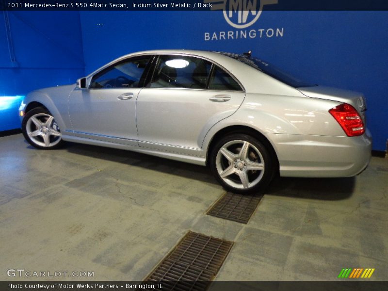 Iridium Silver Metallic / Black 2011 Mercedes-Benz S 550 4Matic Sedan