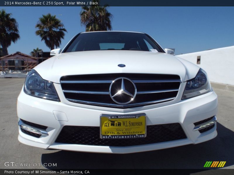 Polar White / Black 2014 Mercedes-Benz C 250 Sport