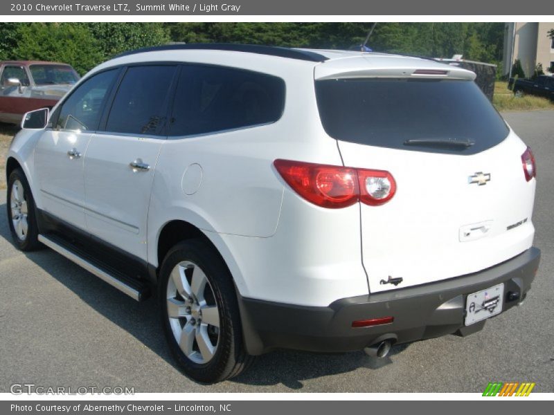 Summit White / Light Gray 2010 Chevrolet Traverse LTZ
