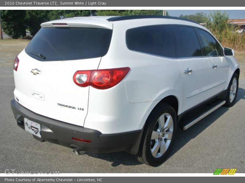 Summit White / Light Gray 2010 Chevrolet Traverse LTZ