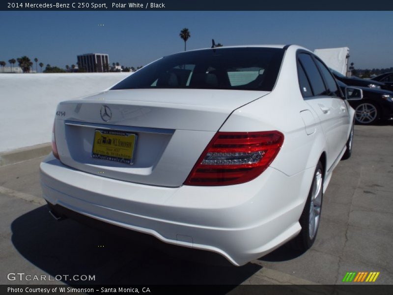 Polar White / Black 2014 Mercedes-Benz C 250 Sport