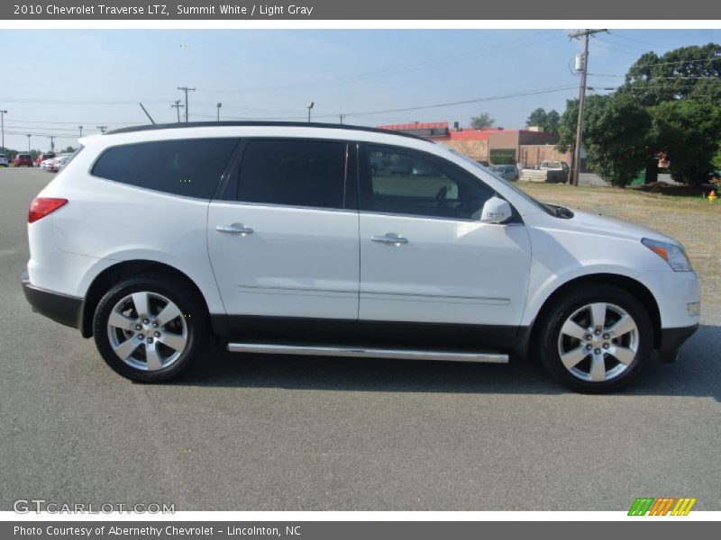 Summit White / Light Gray 2010 Chevrolet Traverse LTZ