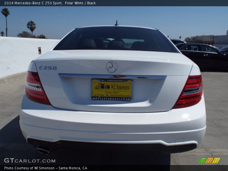 Polar White / Black 2014 Mercedes-Benz C 250 Sport