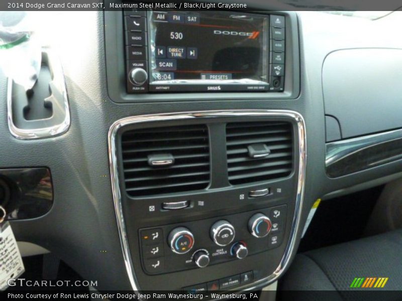 Maximum Steel Metallic / Black/Light Graystone 2014 Dodge Grand Caravan SXT