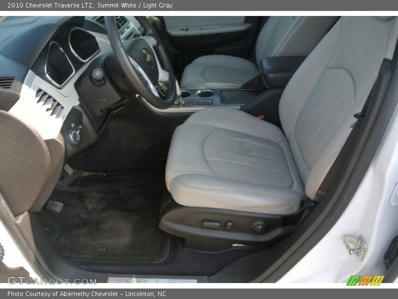 Summit White / Light Gray 2010 Chevrolet Traverse LTZ