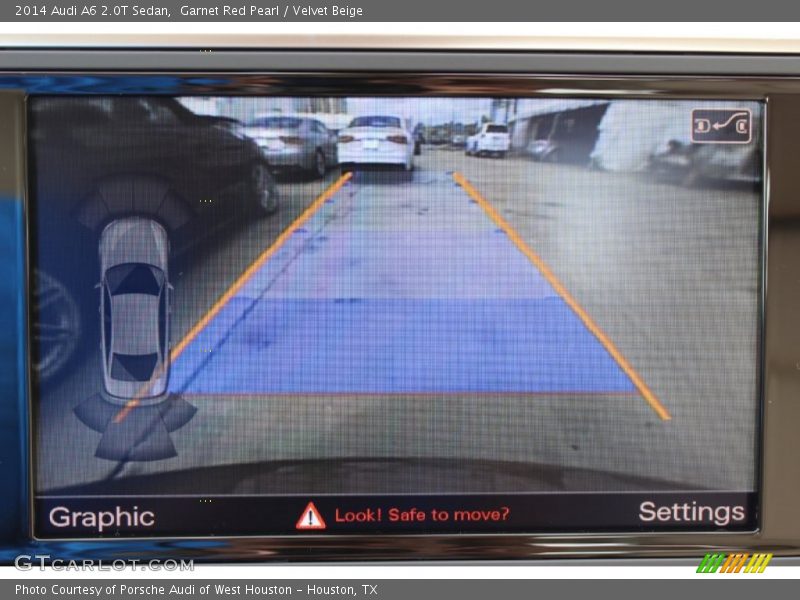 Garnet Red Pearl / Velvet Beige 2014 Audi A6 2.0T Sedan