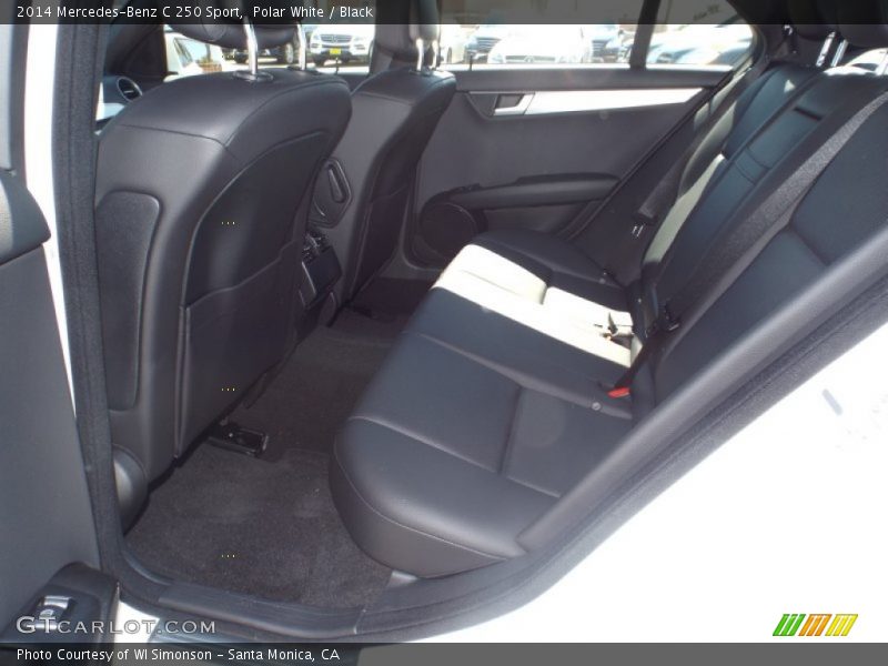 Polar White / Black 2014 Mercedes-Benz C 250 Sport