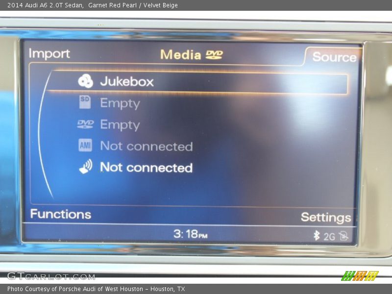 Garnet Red Pearl / Velvet Beige 2014 Audi A6 2.0T Sedan