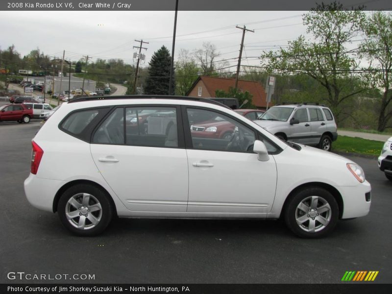 Clear White / Gray 2008 Kia Rondo LX V6