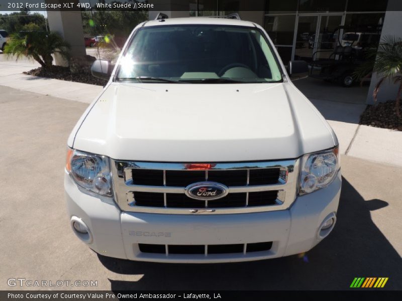 White Suede / Stone 2012 Ford Escape XLT 4WD