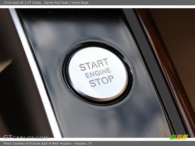 Garnet Red Pearl / Velvet Beige 2014 Audi A6 2.0T Sedan