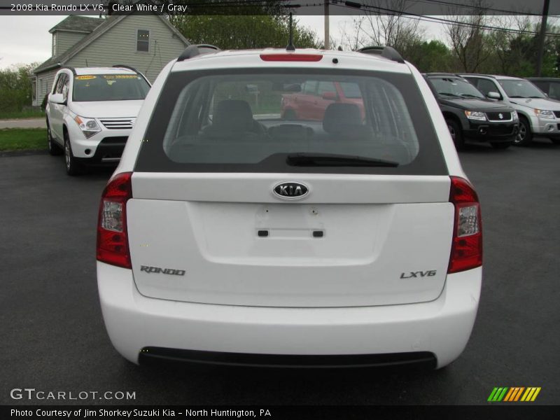 Clear White / Gray 2008 Kia Rondo LX V6