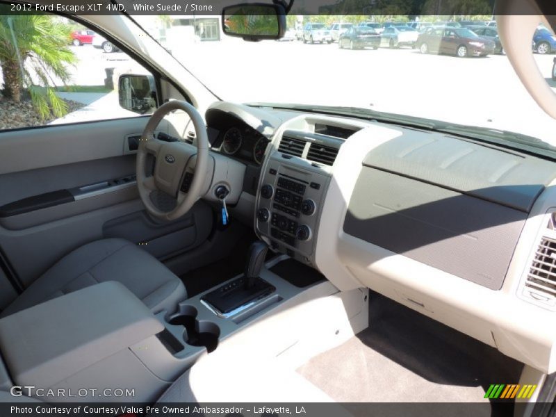 White Suede / Stone 2012 Ford Escape XLT 4WD