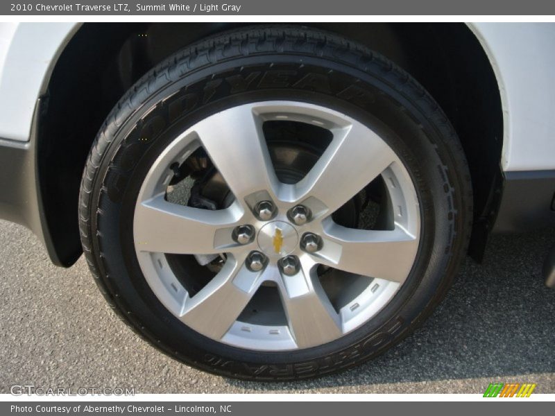 Summit White / Light Gray 2010 Chevrolet Traverse LTZ