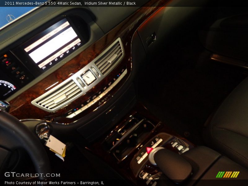Iridium Silver Metallic / Black 2011 Mercedes-Benz S 550 4Matic Sedan