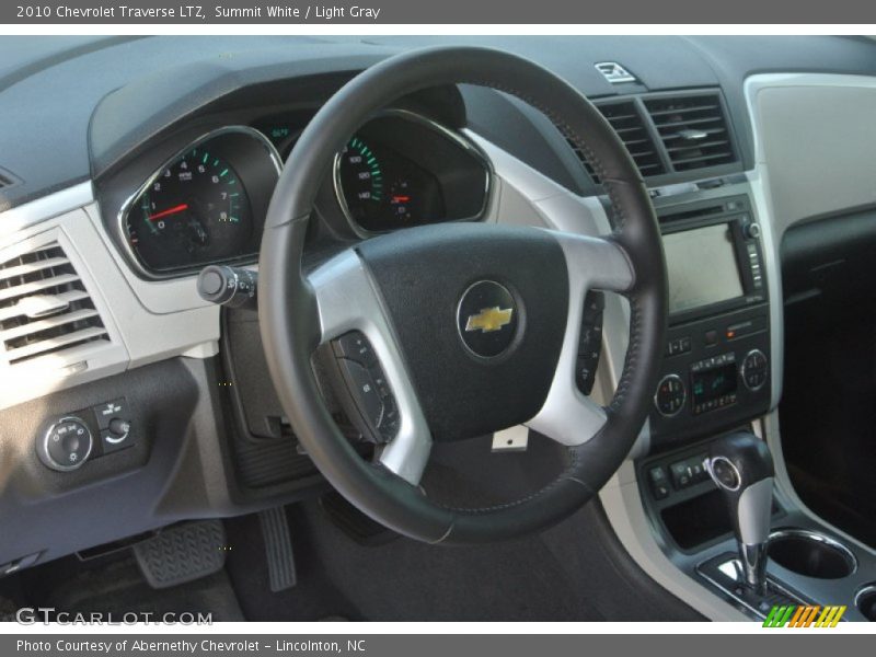 Summit White / Light Gray 2010 Chevrolet Traverse LTZ
