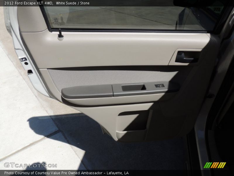 White Suede / Stone 2012 Ford Escape XLT 4WD