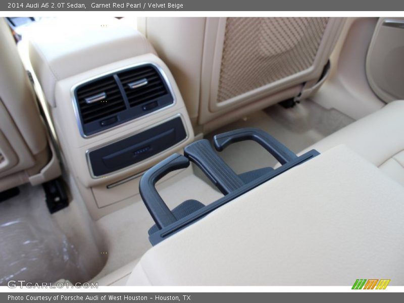 Garnet Red Pearl / Velvet Beige 2014 Audi A6 2.0T Sedan