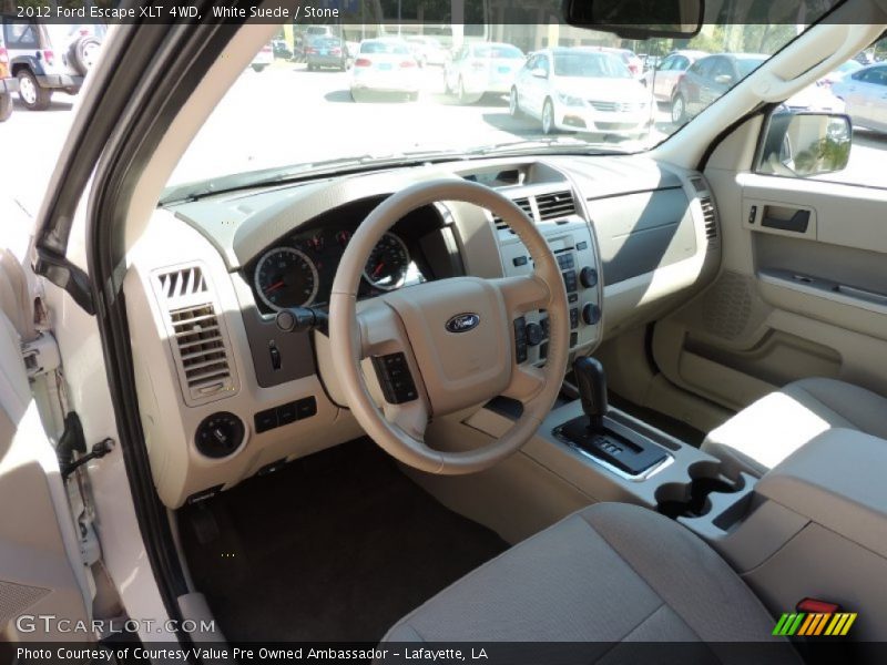 White Suede / Stone 2012 Ford Escape XLT 4WD