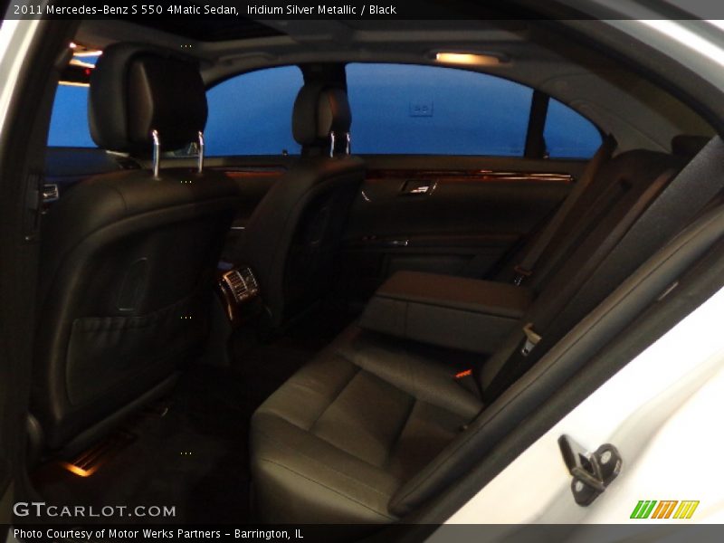 Iridium Silver Metallic / Black 2011 Mercedes-Benz S 550 4Matic Sedan