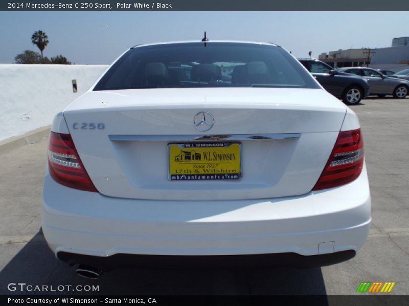 Polar White / Black 2014 Mercedes-Benz C 250 Sport