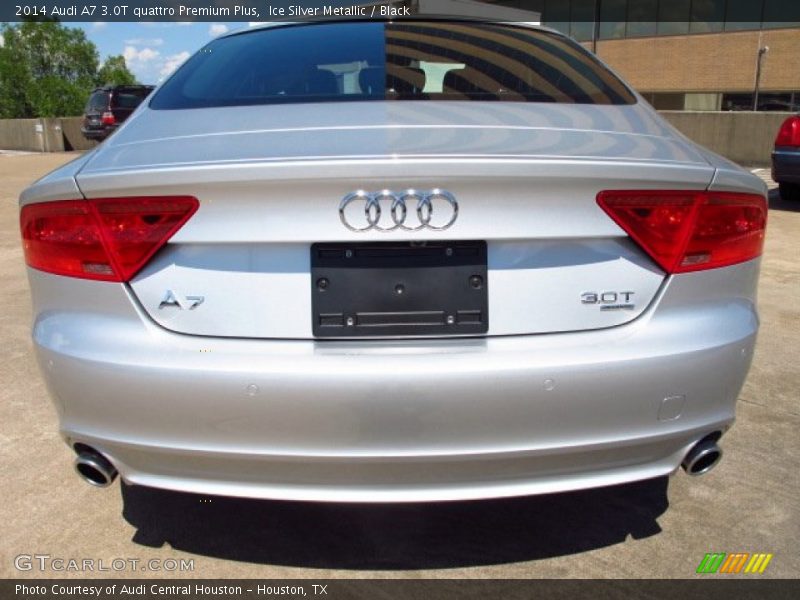 Ice Silver Metallic / Black 2014 Audi A7 3.0T quattro Premium Plus