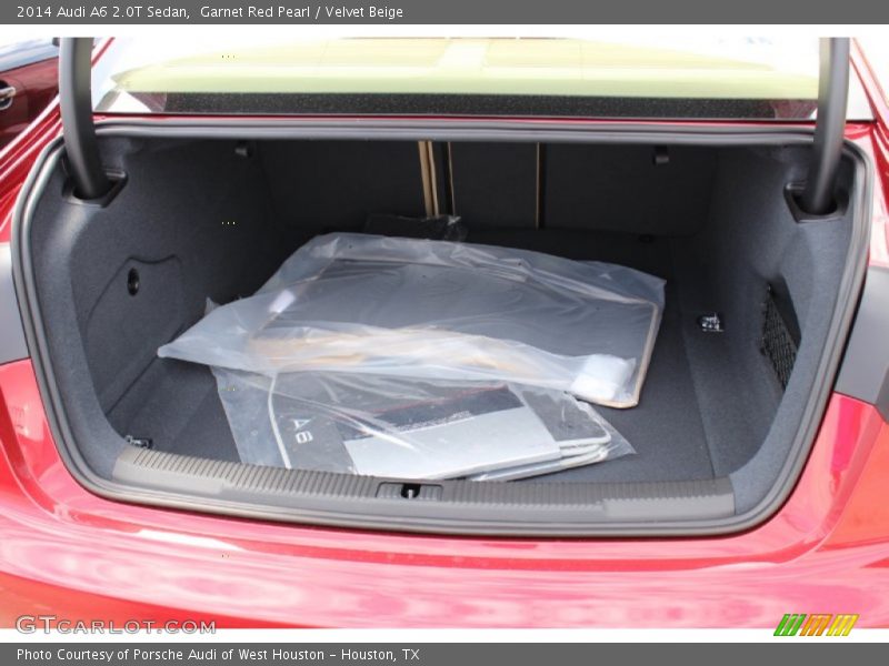 Garnet Red Pearl / Velvet Beige 2014 Audi A6 2.0T Sedan