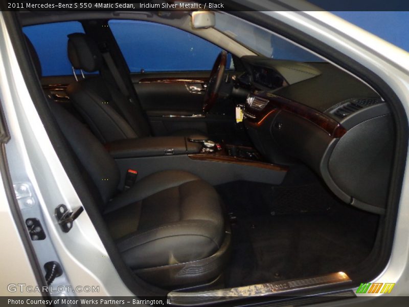 Iridium Silver Metallic / Black 2011 Mercedes-Benz S 550 4Matic Sedan