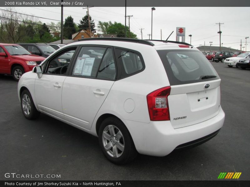 Clear White / Gray 2008 Kia Rondo LX V6