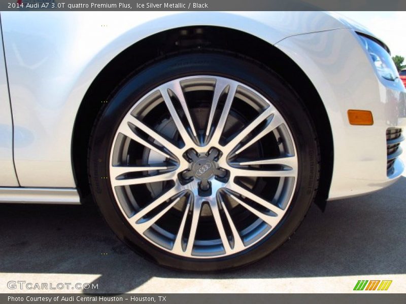 Ice Silver Metallic / Black 2014 Audi A7 3.0T quattro Premium Plus