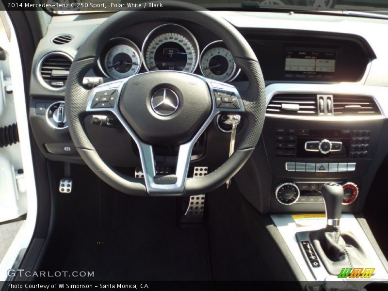 Polar White / Black 2014 Mercedes-Benz C 250 Sport