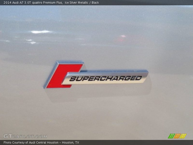 Ice Silver Metallic / Black 2014 Audi A7 3.0T quattro Premium Plus