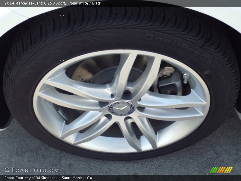 Polar White / Black 2014 Mercedes-Benz C 250 Sport