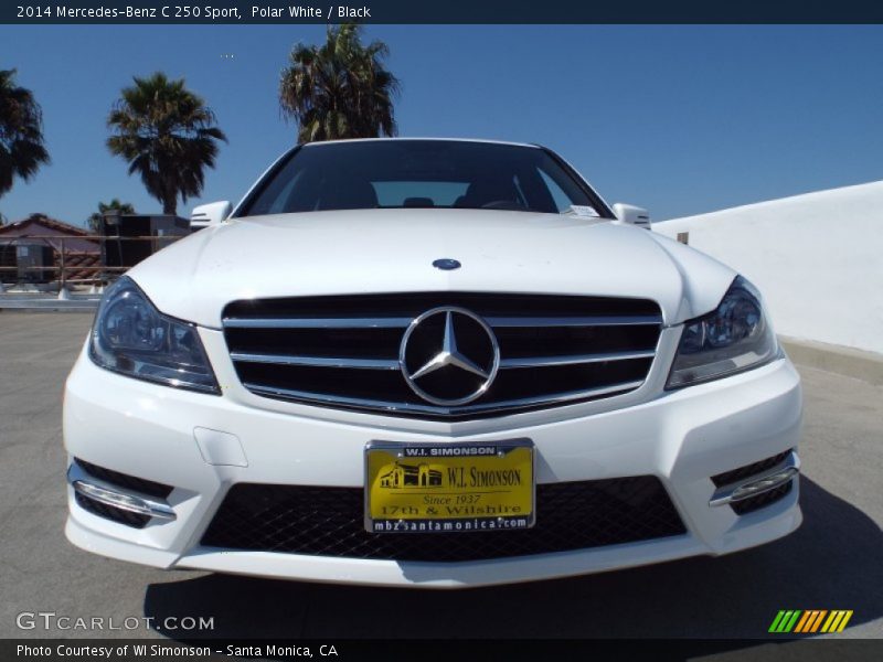 Polar White / Black 2014 Mercedes-Benz C 250 Sport