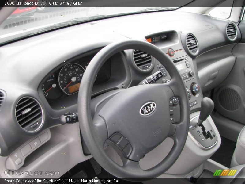 Clear White / Gray 2008 Kia Rondo LX V6