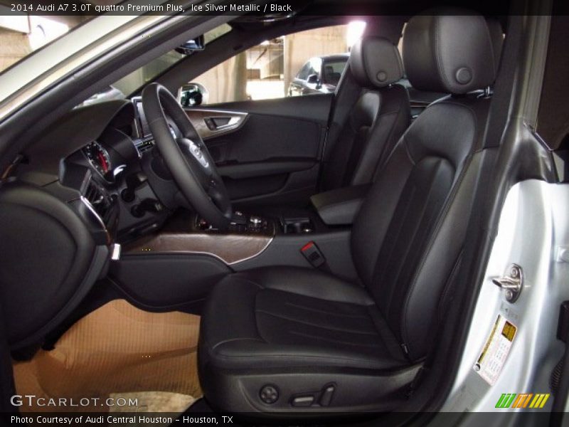 Ice Silver Metallic / Black 2014 Audi A7 3.0T quattro Premium Plus