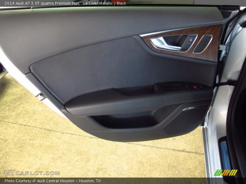 Ice Silver Metallic / Black 2014 Audi A7 3.0T quattro Premium Plus