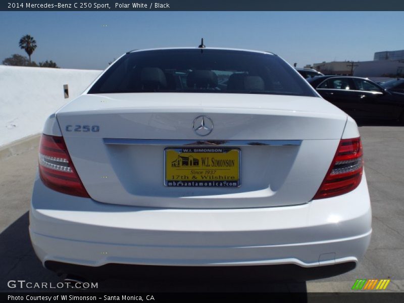 Polar White / Black 2014 Mercedes-Benz C 250 Sport