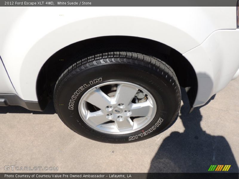 White Suede / Stone 2012 Ford Escape XLT 4WD