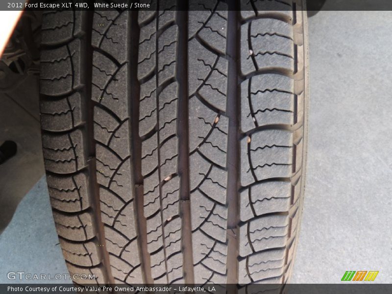 White Suede / Stone 2012 Ford Escape XLT 4WD