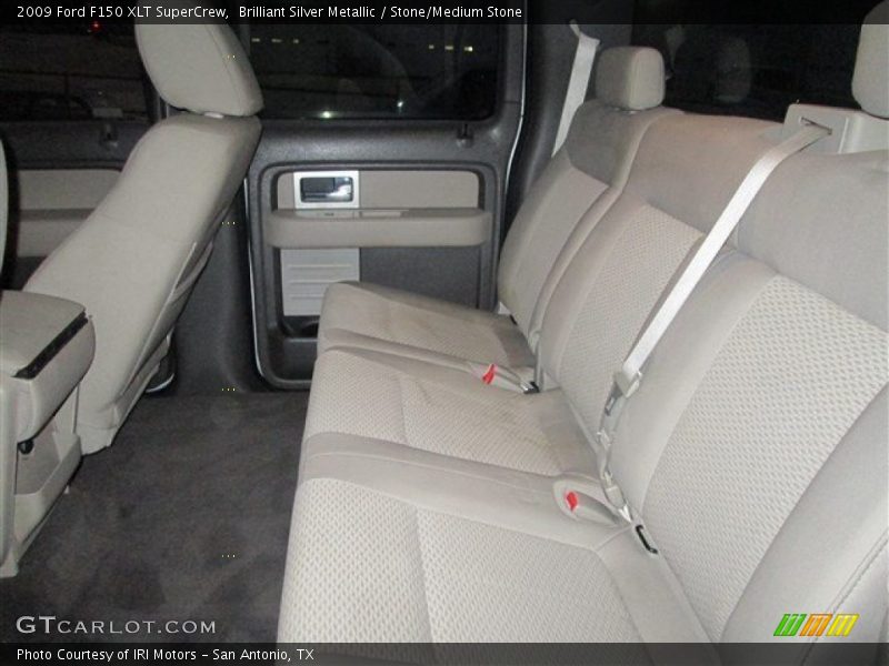Brilliant Silver Metallic / Stone/Medium Stone 2009 Ford F150 XLT SuperCrew