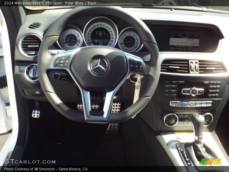 Polar White / Black 2014 Mercedes-Benz C 250 Sport